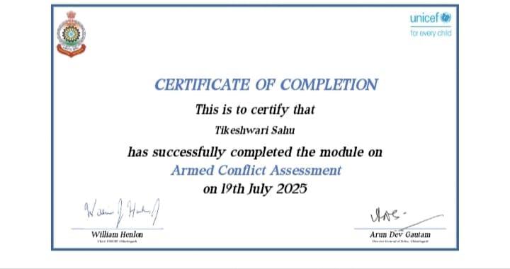 Certificates & Awards