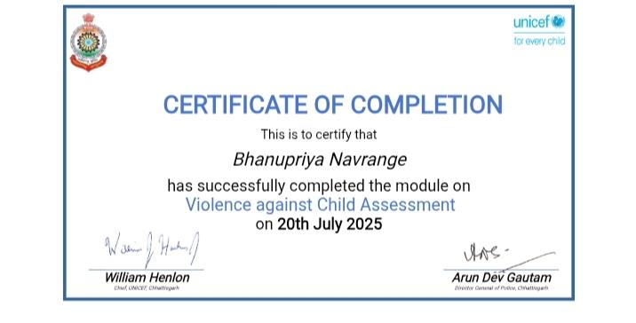 Certificates & Awards