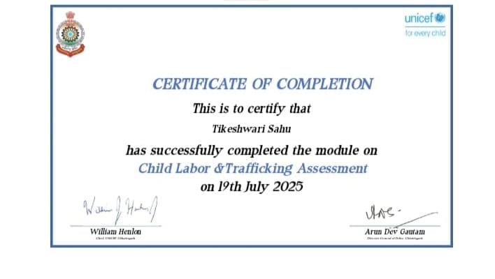 Certificates & Awards