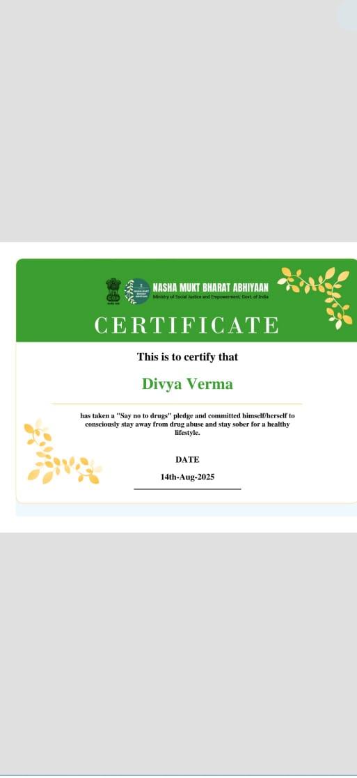 Certificates & Awards