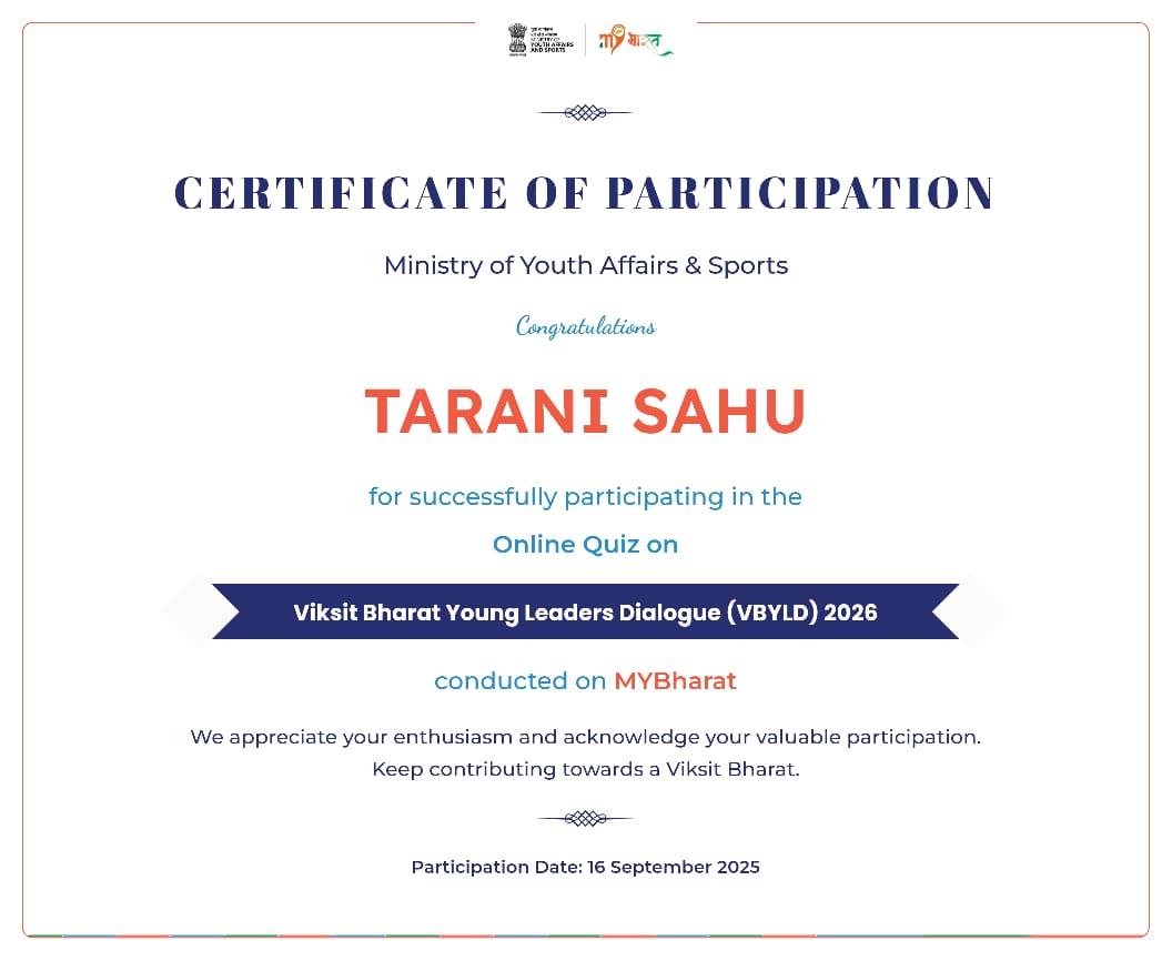 Certificates & Awards
