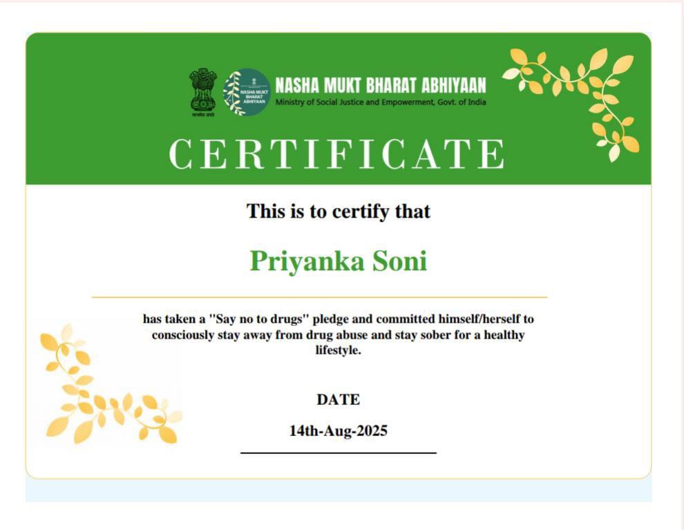 Certificates & Awards