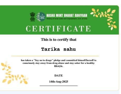 Certificates & Awards