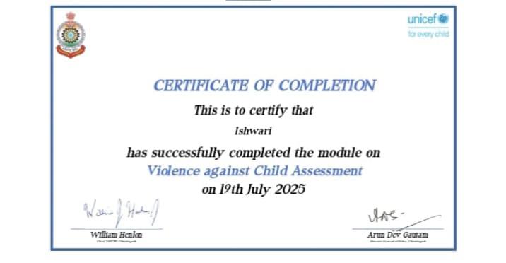 Certificates & Awards