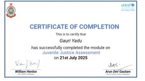 Certificates & Awards
