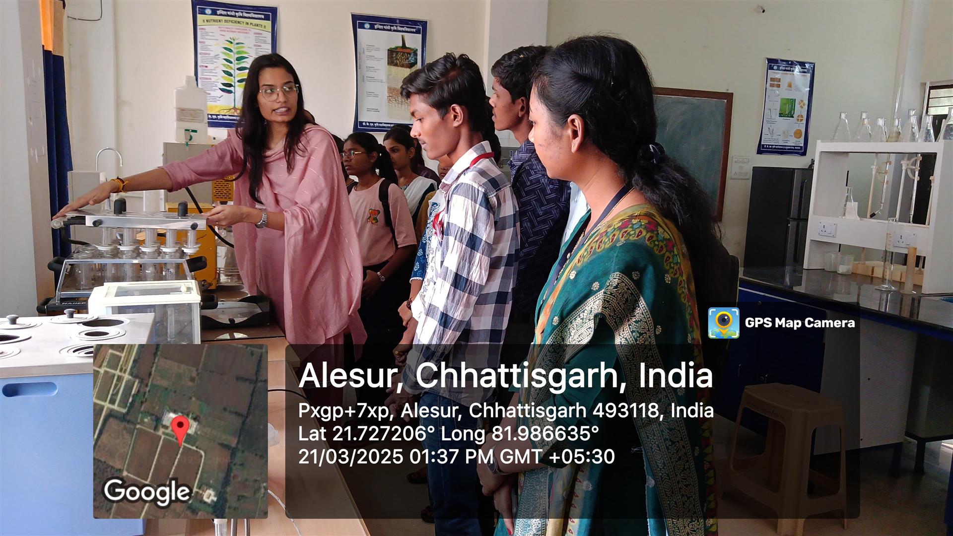 Late Ramnath Verma Government College Mopka-Nipania,District :- Balodabazar-Bhatapara Pin No.- 493118 - Agriculture college visit Bhatapara