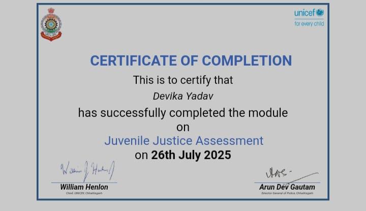 Certificates & Awards