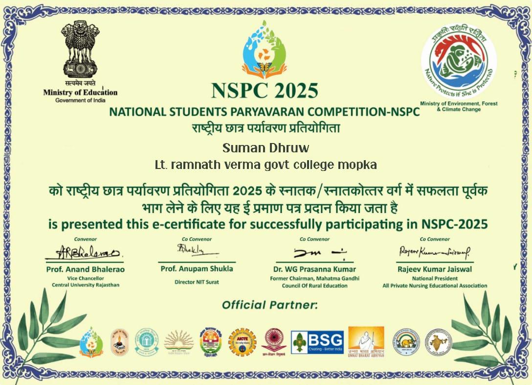 Certificates & Awards