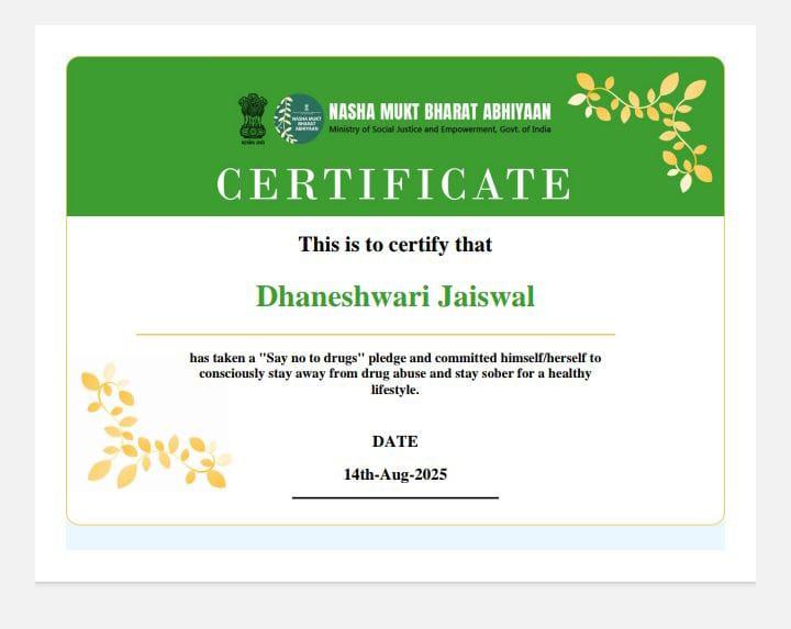 Certificates & Awards