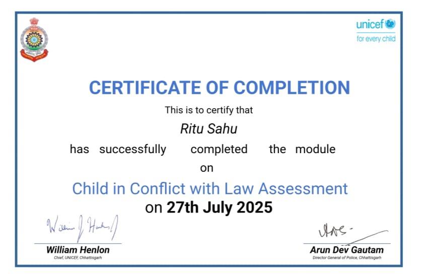 Certificates & Awards