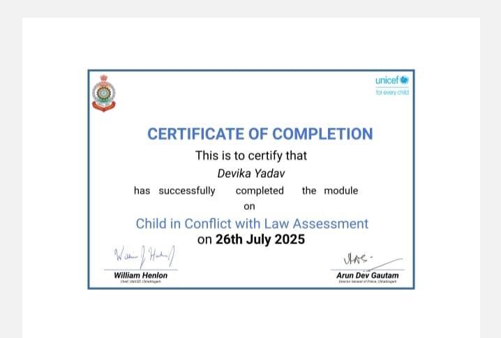 Certificates & Awards