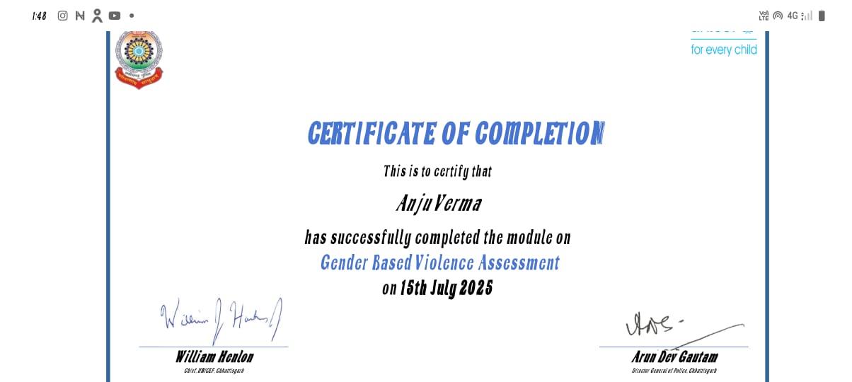 Certificates & Awards